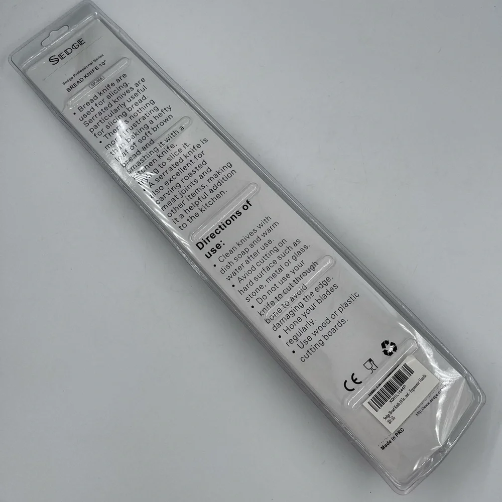 Sedge High Carbon German Steel 10” Bread Knife